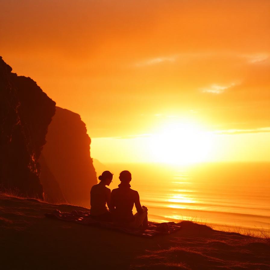 Golden Hour on the Cliffs